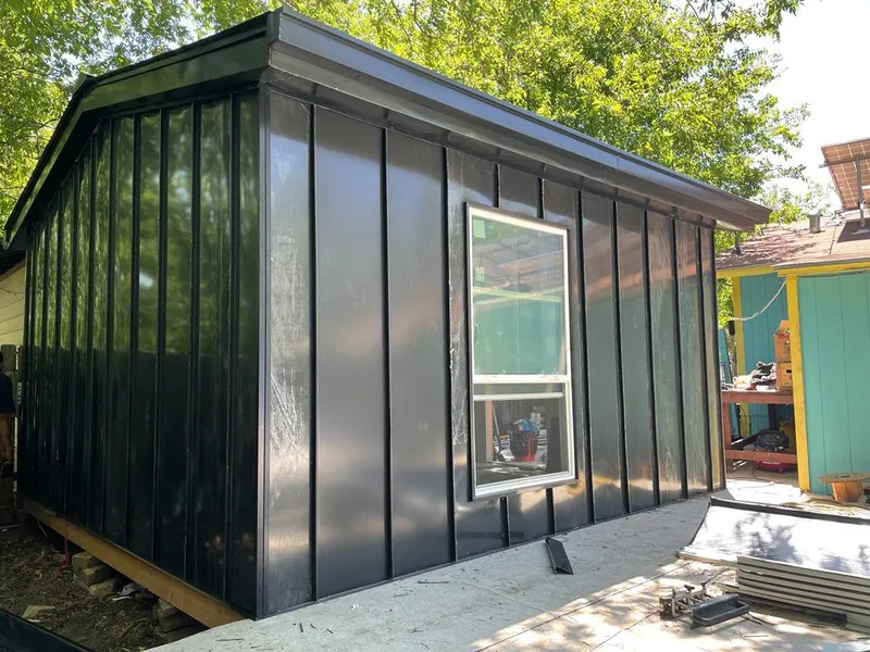 Black standing seam metal wall panels for Roof Inspection in Calimesa